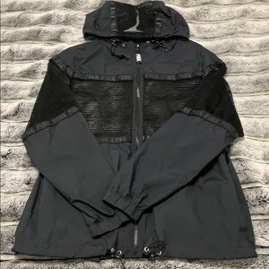 Hooded Mesh Windbreaker